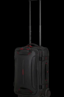 Samsonite Upright (2 Wheel) | Eco Friendly Luggage-ECODIVER Duffle with wheels double frame 55cm - Black