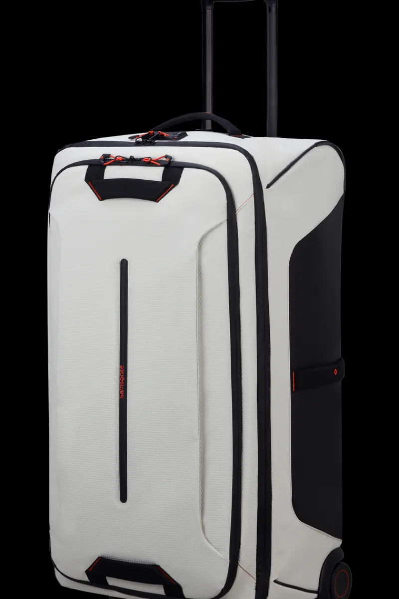 Samsonite Upright (2 Wheel) | Eco Friendly Luggage-ECODIVER Duffle with wheels 79cm - Cloud White