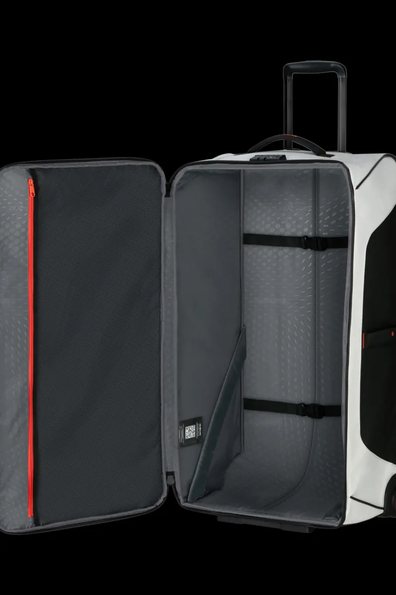 Samsonite Upright (2 Wheel) | Eco Friendly Luggage-ECODIVER Duffle with wheels 79cm - Cloud White