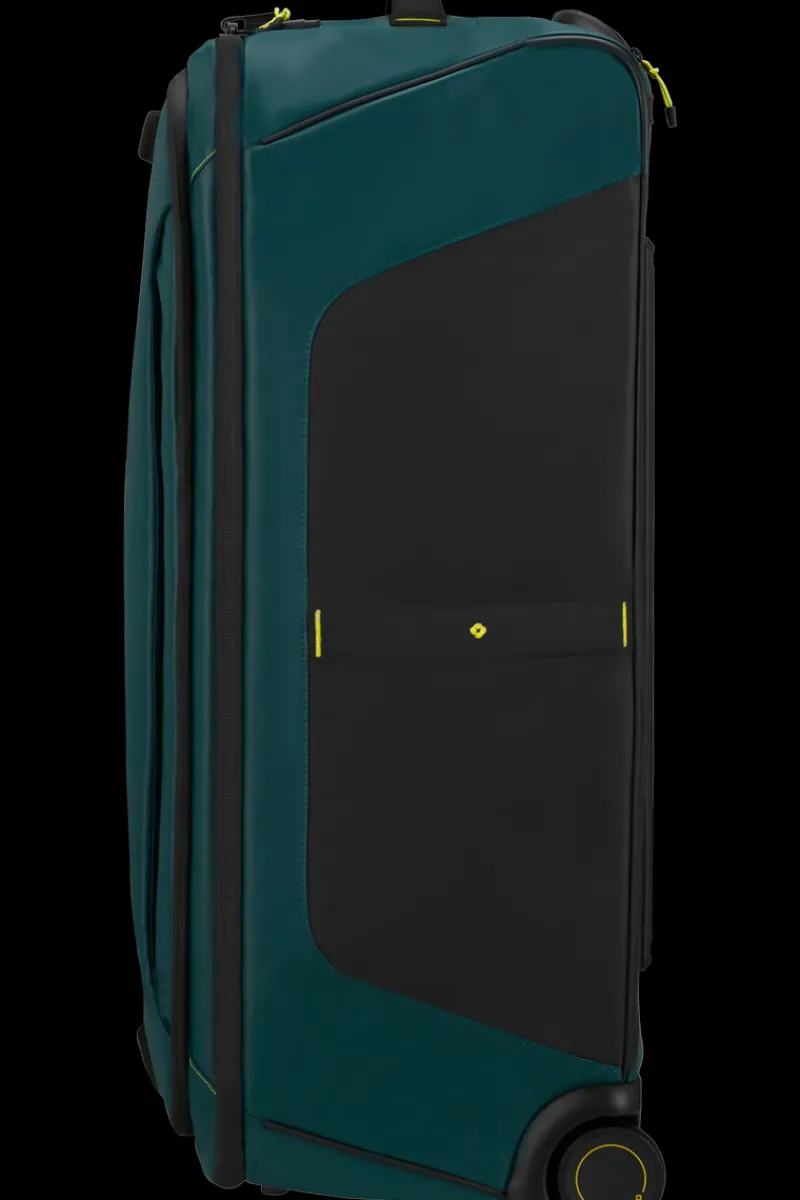 Samsonite Upright (2 Wheel) | Eco Friendly Luggage-ECODIVER Duffle with wheels 79cm - Dark Teal/Lime