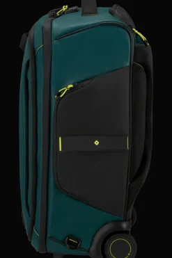 Samsonite Backpacks | Upright (2 Wheel)-ECODIVER Duffle with wheels 55cm backpack - Dark Teal/Lime