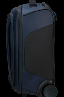 London Luggage Upright (2 Wheel) | Eco Friendly Luggage-ECODIVER Duffle with wheels underseater 45cm - Blue Nights