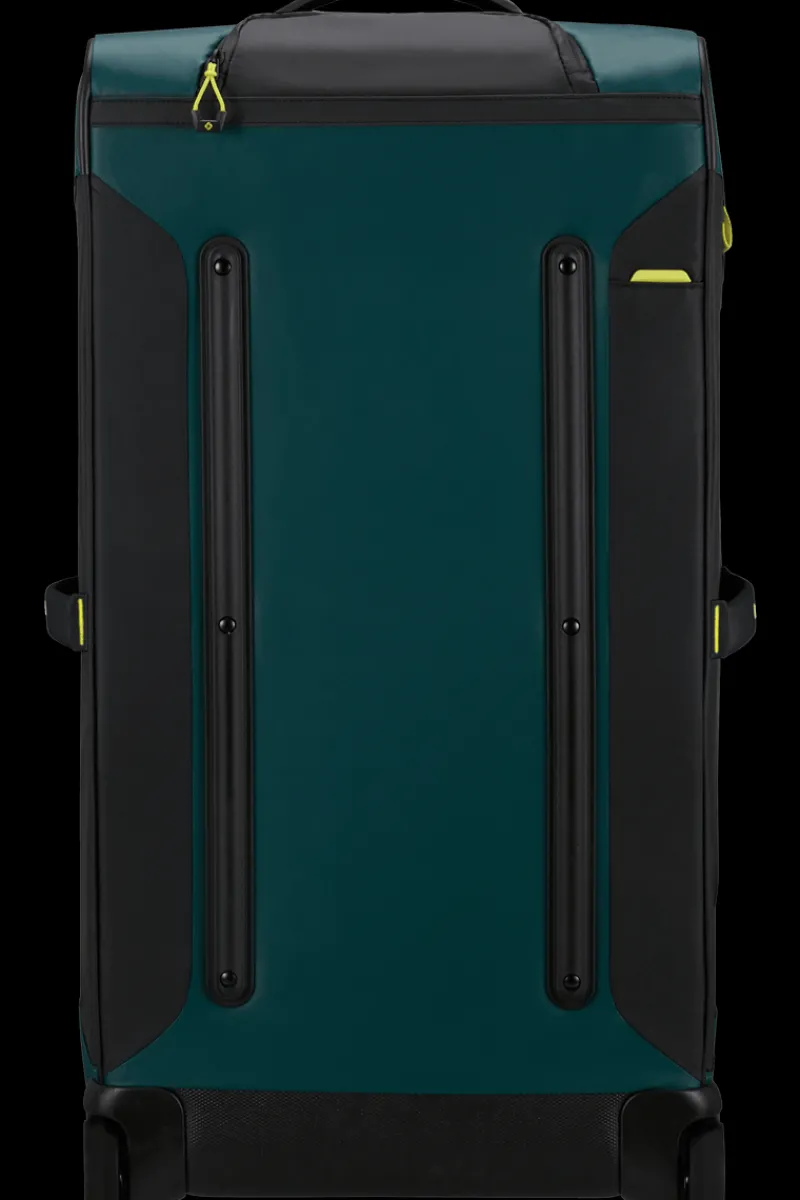 Samsonite Upright (2 Wheel) | Eco Friendly Luggage-ECODIVER Duffle with wheels 79cm - Dark Teal/Lime
