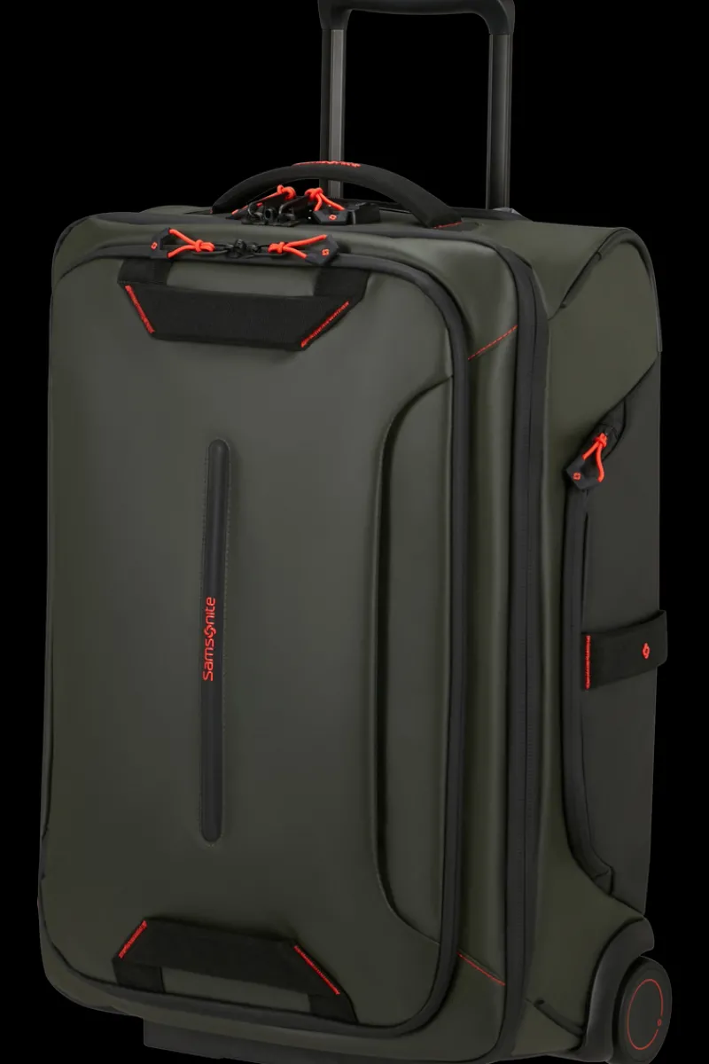 Samsonite Upright (2 Wheel) | Eco Friendly Luggage-ECODIVER Duffle with wheels 55cm - Climbing Ivy