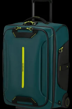 Samsonite Backpacks | Upright (2 Wheel)-ECODIVER Duffle with wheels 55cm backpack - Dark Teal/Lime