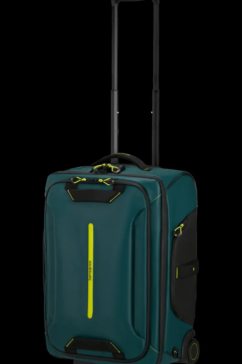 Samsonite Backpacks | Upright (2 Wheel)-ECODIVER Duffle with wheels 55cm backpack - Dark Teal/Lime