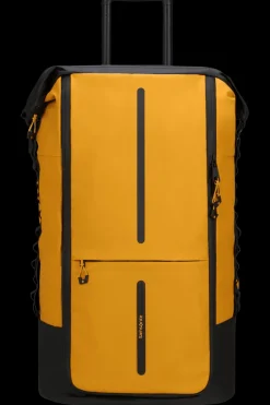 Samsonite Upright (2 Wheel) | Eco Friendly Luggage-ECODIVER Foldable duffle with wheels 4-in-1 - Yellow