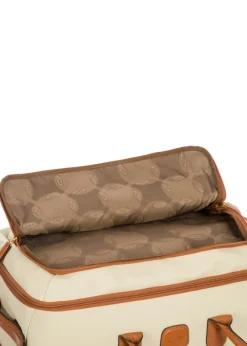 Brics Upright (2 Wheel) | Softside Luggage-Firenze Cabin Wheeled Holdall - Cream