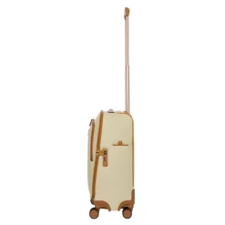 Brics Spinner (4 Wheel) | Softside Luggage-Firenze 55cm Cabin 4 Wheeled Spinner - Cream