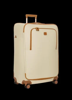 Brics Spinner (4 Wheel) | Softside Luggage-FIRENZE Compound Medium Trolley - Cream