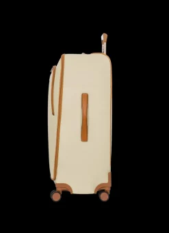 Brics Spinner (4 Wheel) | Softside Luggage-FIRENZE Compound Medium Trolley - Cream