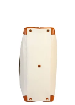 Brics Softside Luggage-Firenze Holdall Medium Clipper - Cream
