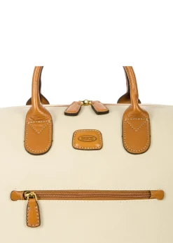 Brics Softside Luggage-Firenze Small Clipper - Cream