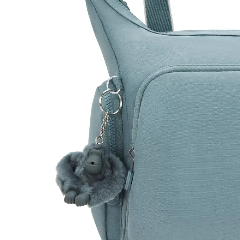 Kipling Crossbodys-GABB Large Crossbody Bag with Adjustable Straps - Relaxed Grey (blue)