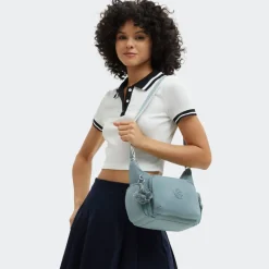 Kipling Crossbodys-GABB S Medium Crossbody Bag with Adjustable Straps - Relaxed Grey (blue)