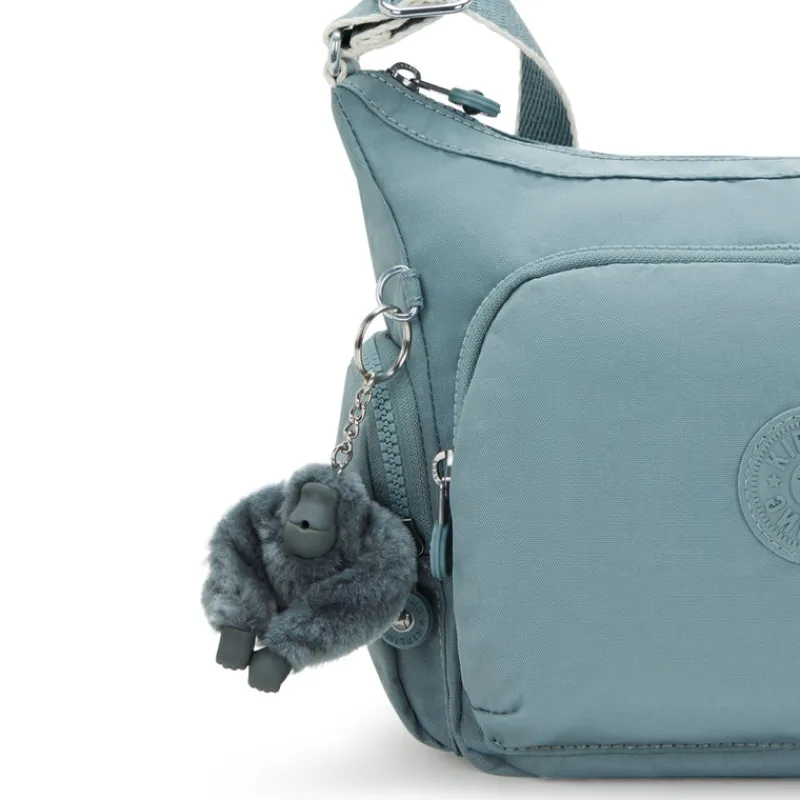 Kipling Crossbodys-GABB S Medium Crossbody Bag with Adjustable Straps - Relaxed Grey (blue)
