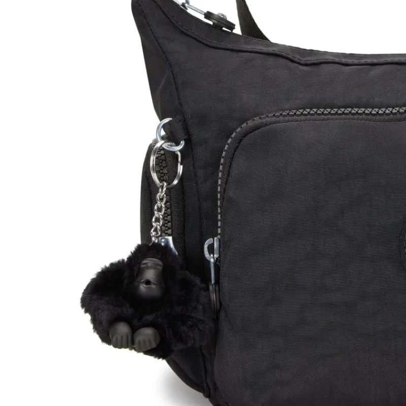 Kipling Crossbodys-GABB S Medium Crossbody Bag with Adjustable Straps - Black Noir (black)