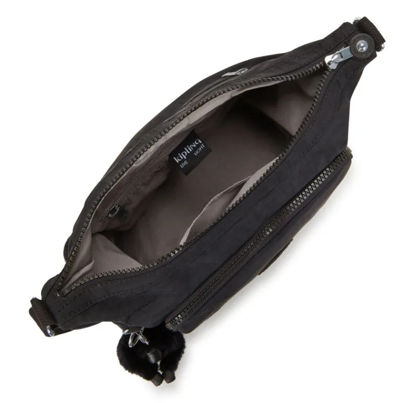Kipling Crossbodys-GABB S Medium Crossbody Bag with Adjustable Straps - Black Noir (black)