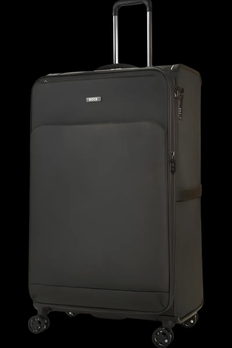 Rock Spinner (4 Wheel) | Softside Luggage-Georgia Extra Large Suitcase (expandable) - Grey