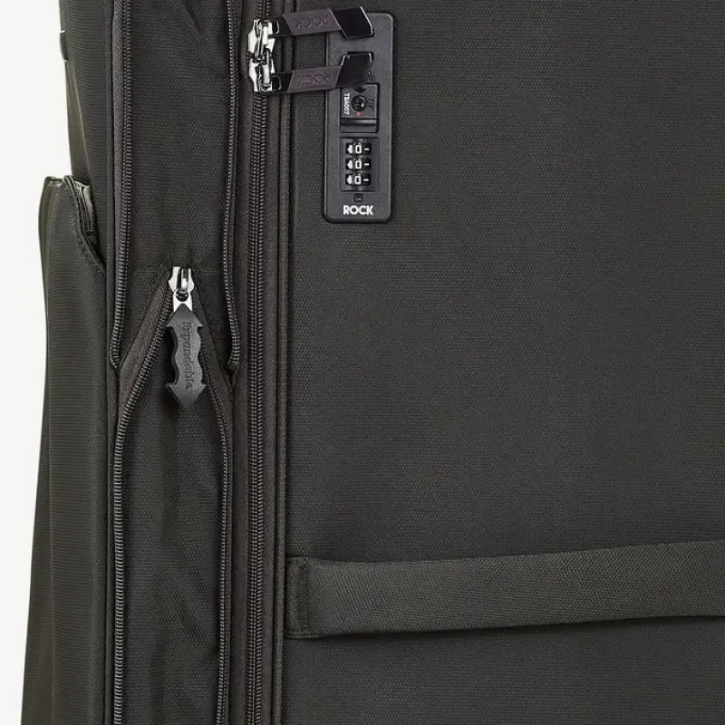 Rock Spinner (4 Wheel) | Softside Luggage-Georgia Extra Large Suitcase (expandable) - Grey