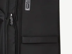 Rock Spinner (4 Wheel) | Softside Luggage-Georgia Extra Large Suitcase (expandable) - Black