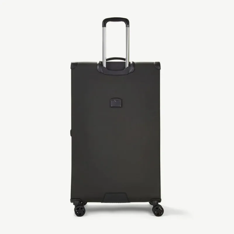 Rock Spinner (4 Wheel) | Softside Luggage-Georgia Extra Large Suitcase (expandable) - Grey