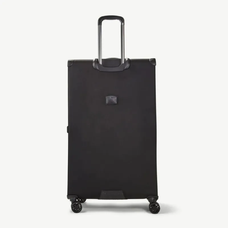 Rock Spinner (4 Wheel) | Softside Luggage-Georgia Extra Large Suitcase (expandable) - Black