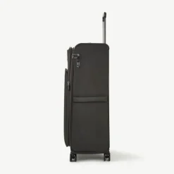 Rock Spinner (4 Wheel) | Softside Luggage-Georgia Extra Large Suitcase (expandable) - Black