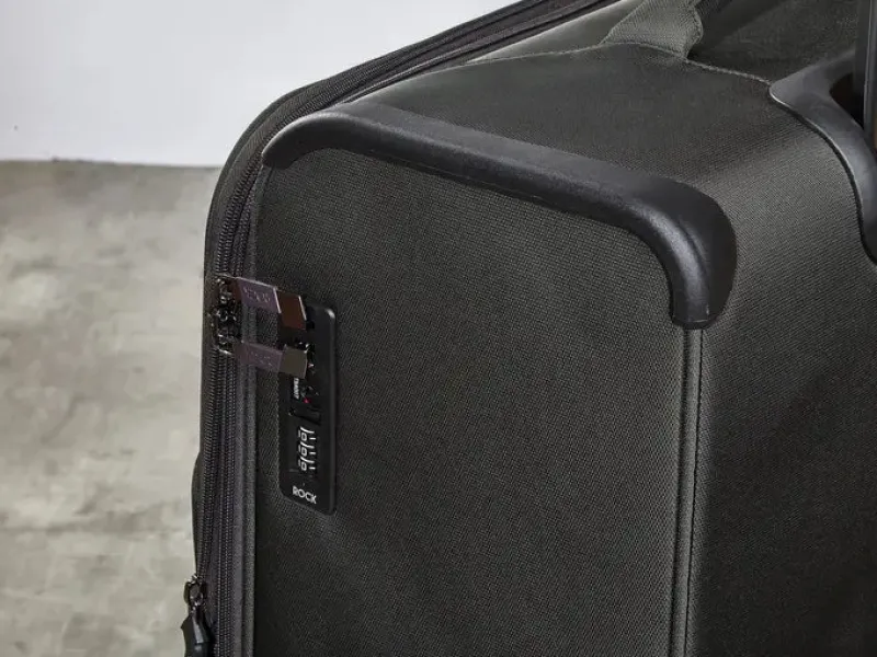Rock Spinner (4 Wheel) | Softside Luggage-Georgia Extra Large Suitcase (expandable) - Grey