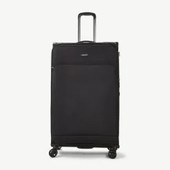 Rock Spinner (4 Wheel) | Softside Luggage-Georgia Extra Large Suitcase (expandable) - Black