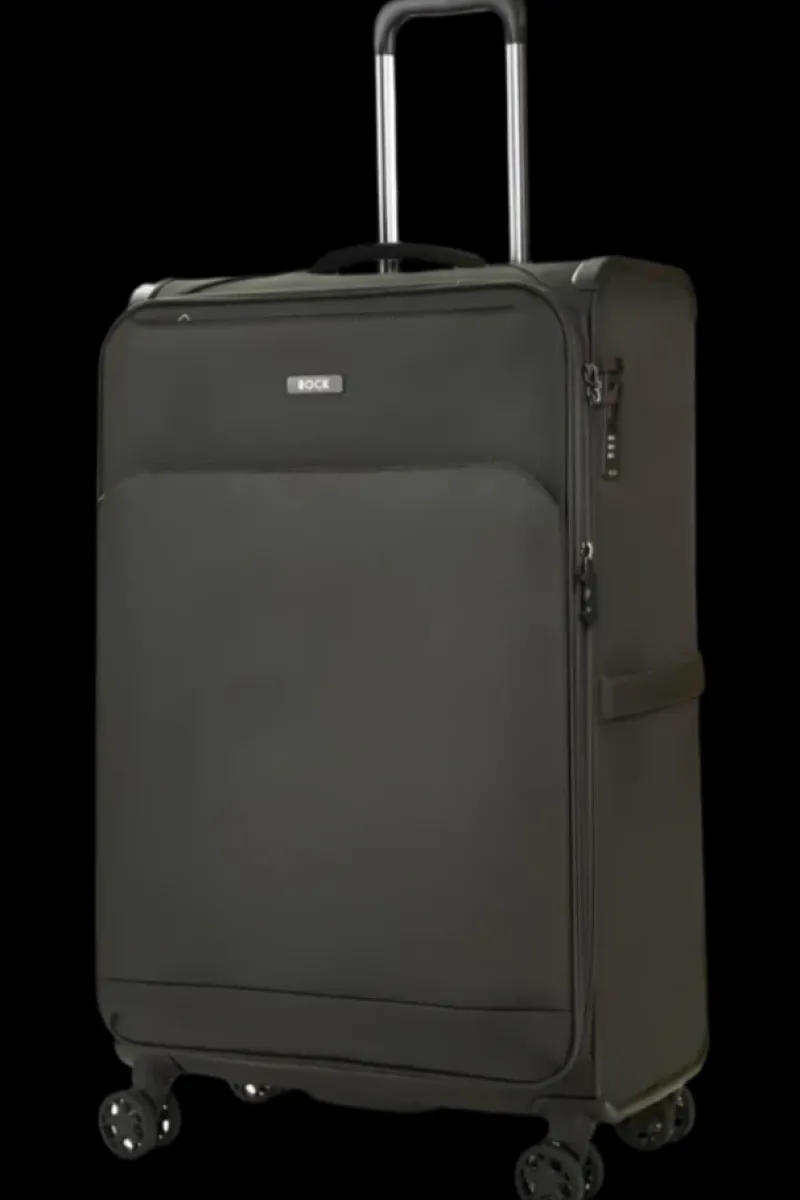 Rock Spinner (4 Wheel) | Softside Luggage-Georgia Large Suitcase (expandable) - Grey
