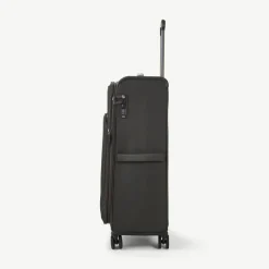 Rock Spinner (4 Wheel) | Softside Luggage-Georgia Large Suitcase (expandable) - Grey