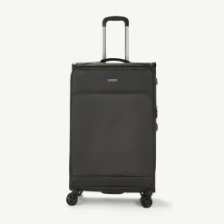Rock Spinner (4 Wheel) | Softside Luggage-Georgia Large Suitcase (expandable) - Grey