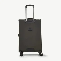 Rock Spinner (4 Wheel) | Softside Luggage-Georgia Medium Suitcase (expandable) - Black