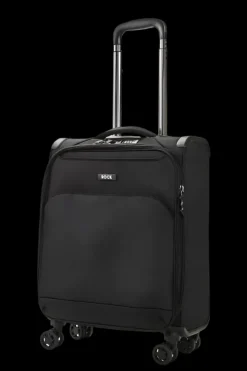 Rock Spinner (4 Wheel) | Softside Luggage-Georgia Small Suitcase (expandable) - Black
