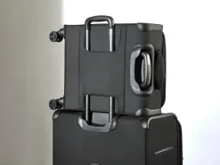 Rock Spinner (4 Wheel) | Softside Luggage-Georgia Small Suitcase (expandable) - Black