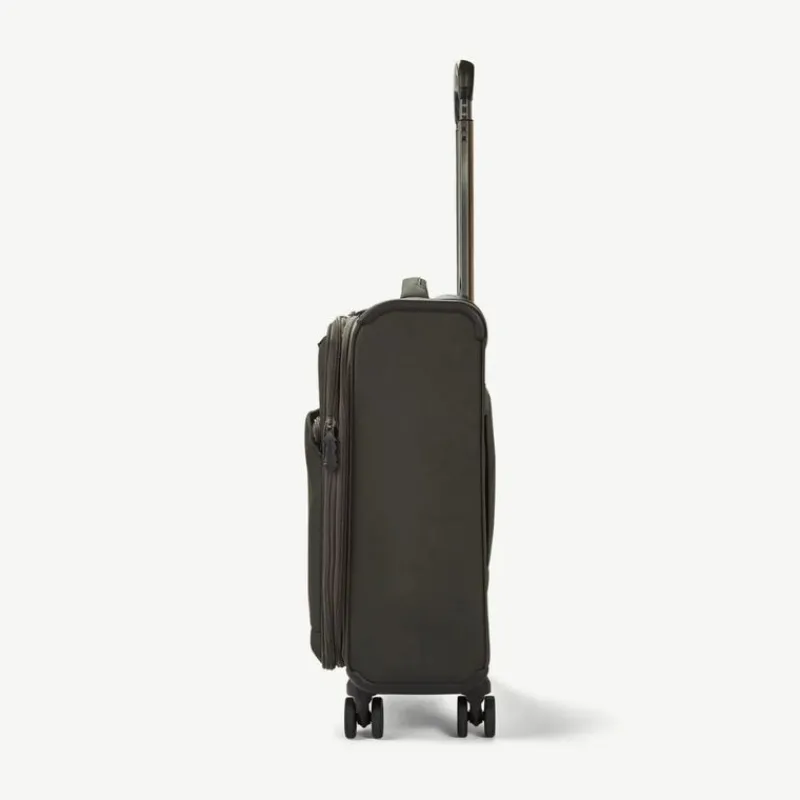 Rock Spinner (4 Wheel) | Softside Luggage-Georgia Small Suitcase (expandable) - Grey