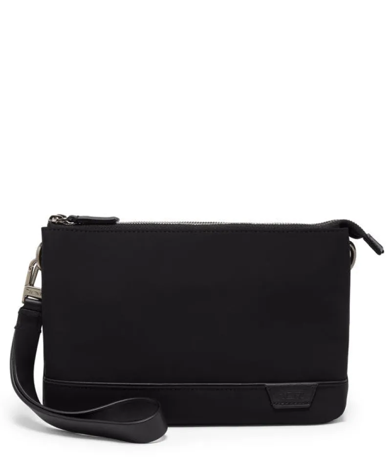 London Luggage Clutch Bags-HARRISON Bardin Clutch - Black