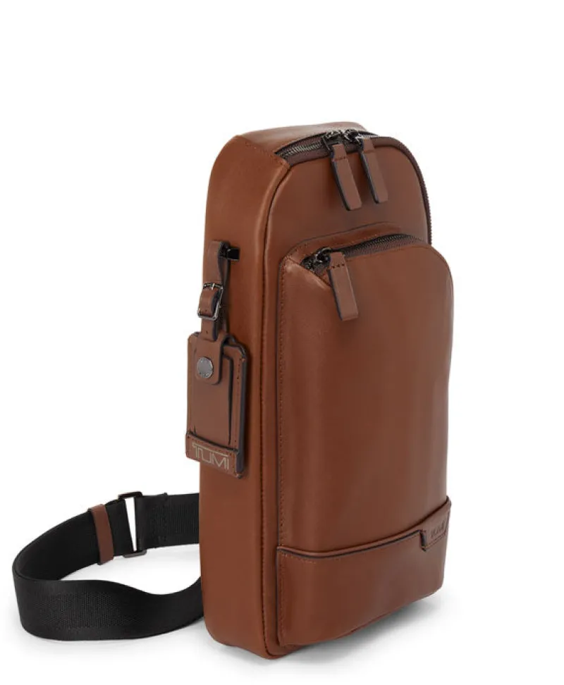 Tumi Sling Bags-Harrison Gregory Sling - Cognac