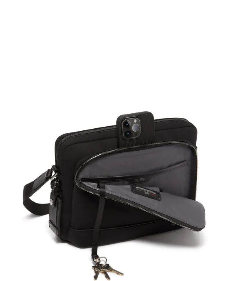 London Luggage Crossbodys-Harrison Leo Crossbody - Black