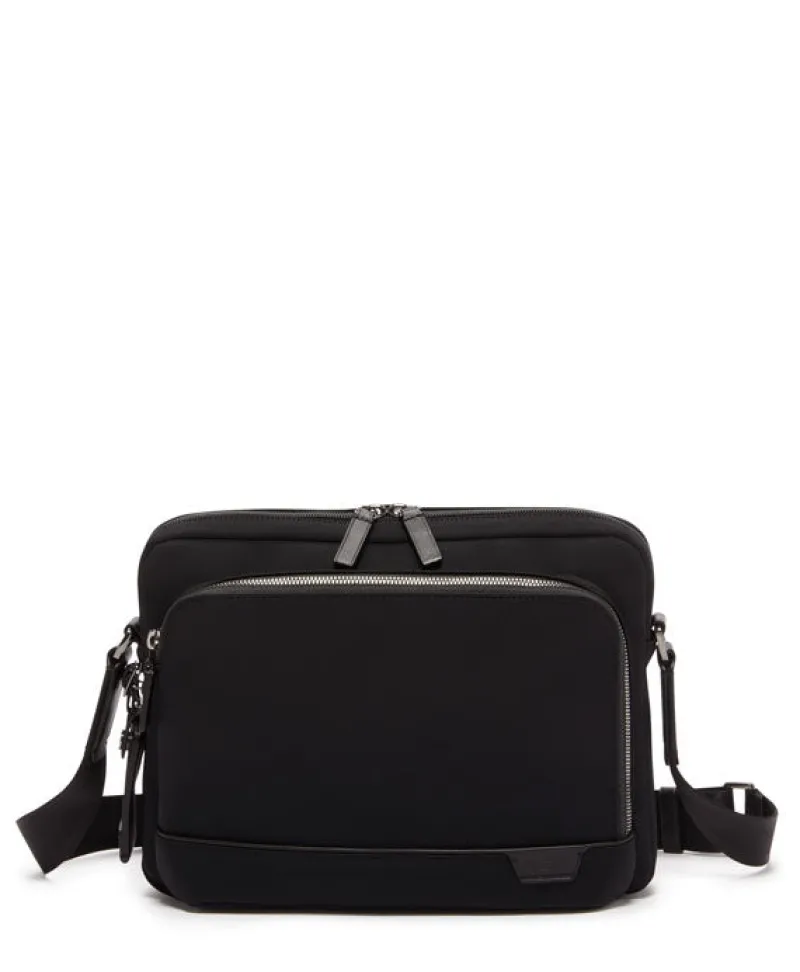 London Luggage Crossbodys-Harrison Leo Crossbody - Black