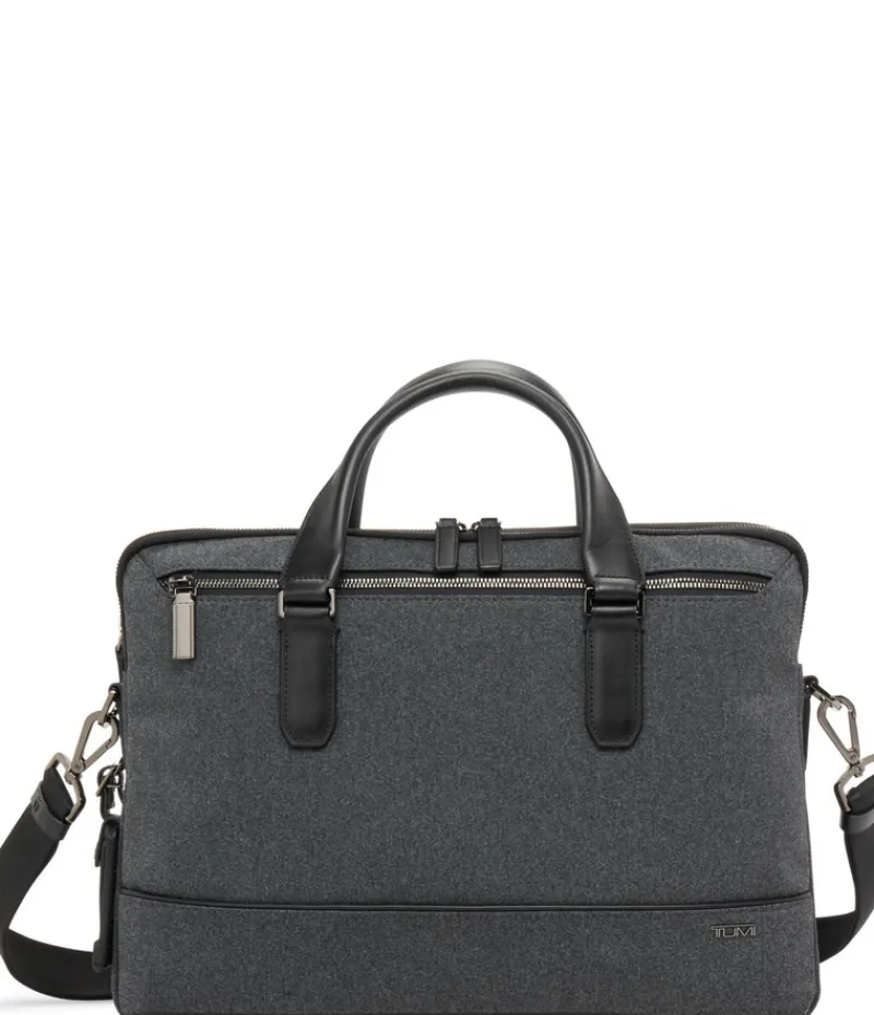 Tumi Briefcases-HARRISON Sycamore Briefcase - Dark Charcoal