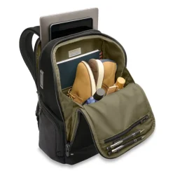 Briggs & Riley Backpacks-HTA Medium Widemouth Backpack - Black