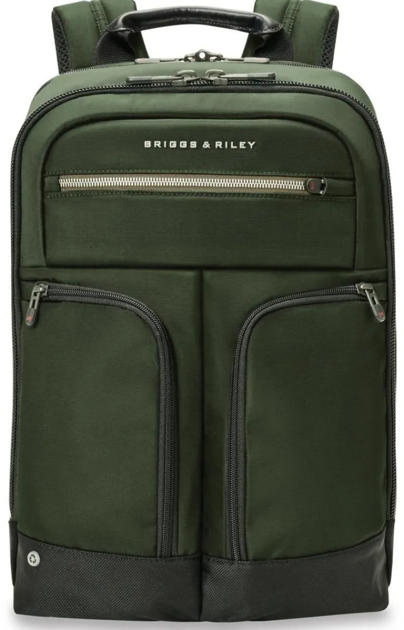 Briggs & Riley Backpacks-HTA Slim Expandable Backpack - Forest