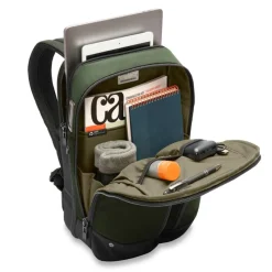 Briggs & Riley Backpacks-HTA Slim Expandable Backpack - Forest
