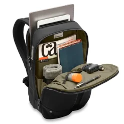 Briggs & Riley Backpacks-HTA Slim Expandable Backpack - Black