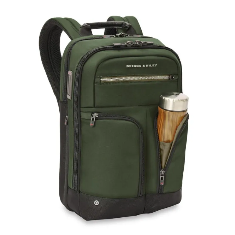 Briggs & Riley Backpacks-HTA Slim Expandable Backpack - Forest