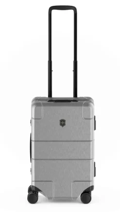 Victorinox Spinner (4 Wheel) | Hardside Luggage-LEXICON Framed Series Frequent Flyer Hardside Carry-On - Silver