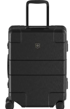 Victorinox Spinner (4 Wheel) | Hardside Luggage-LEXICON Framed Series Global Hardside Carry-On - Black