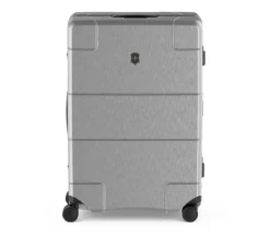 Victorinox Hardside Luggage-LEXICON Framed Series Large Hardside Case - Silver